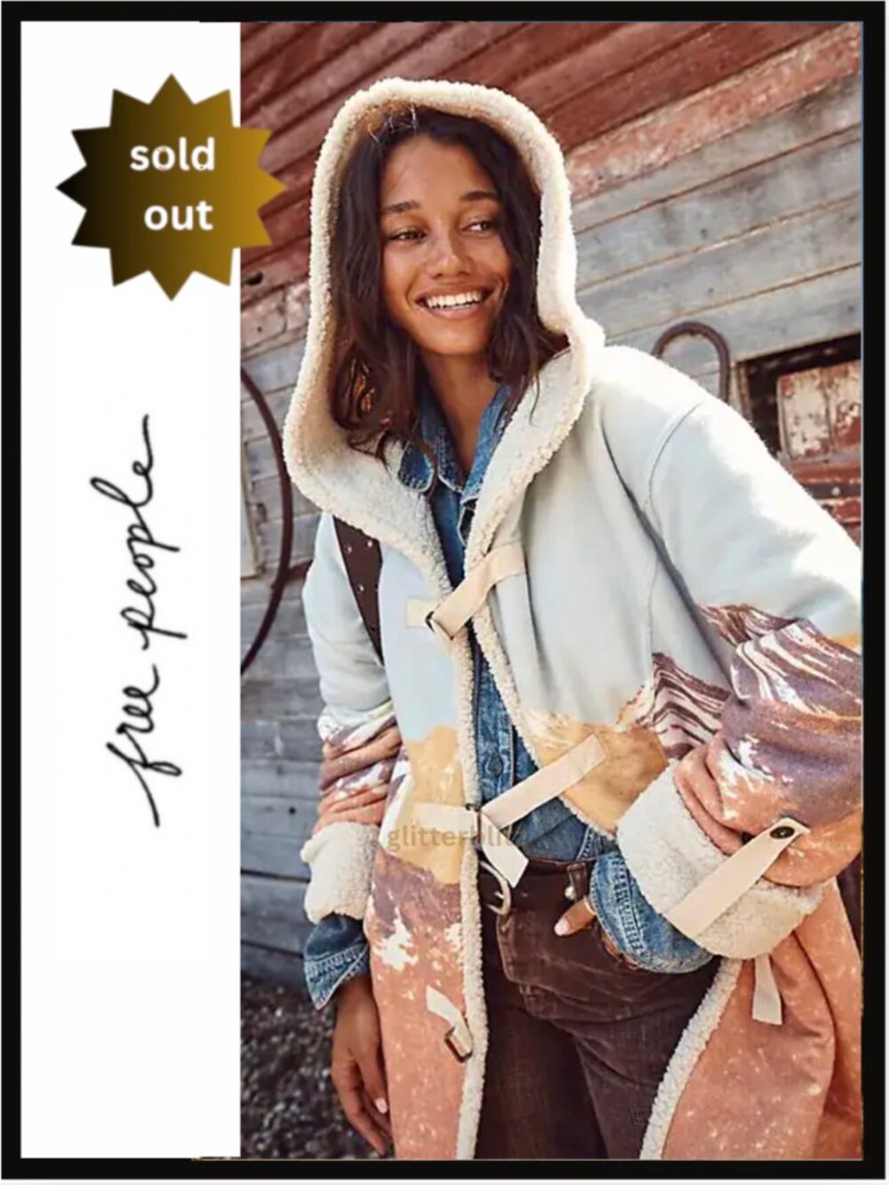 Free People Sweatshirt Acadia Duster - NEW